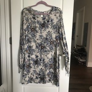 Floral Long Sleeve Dress